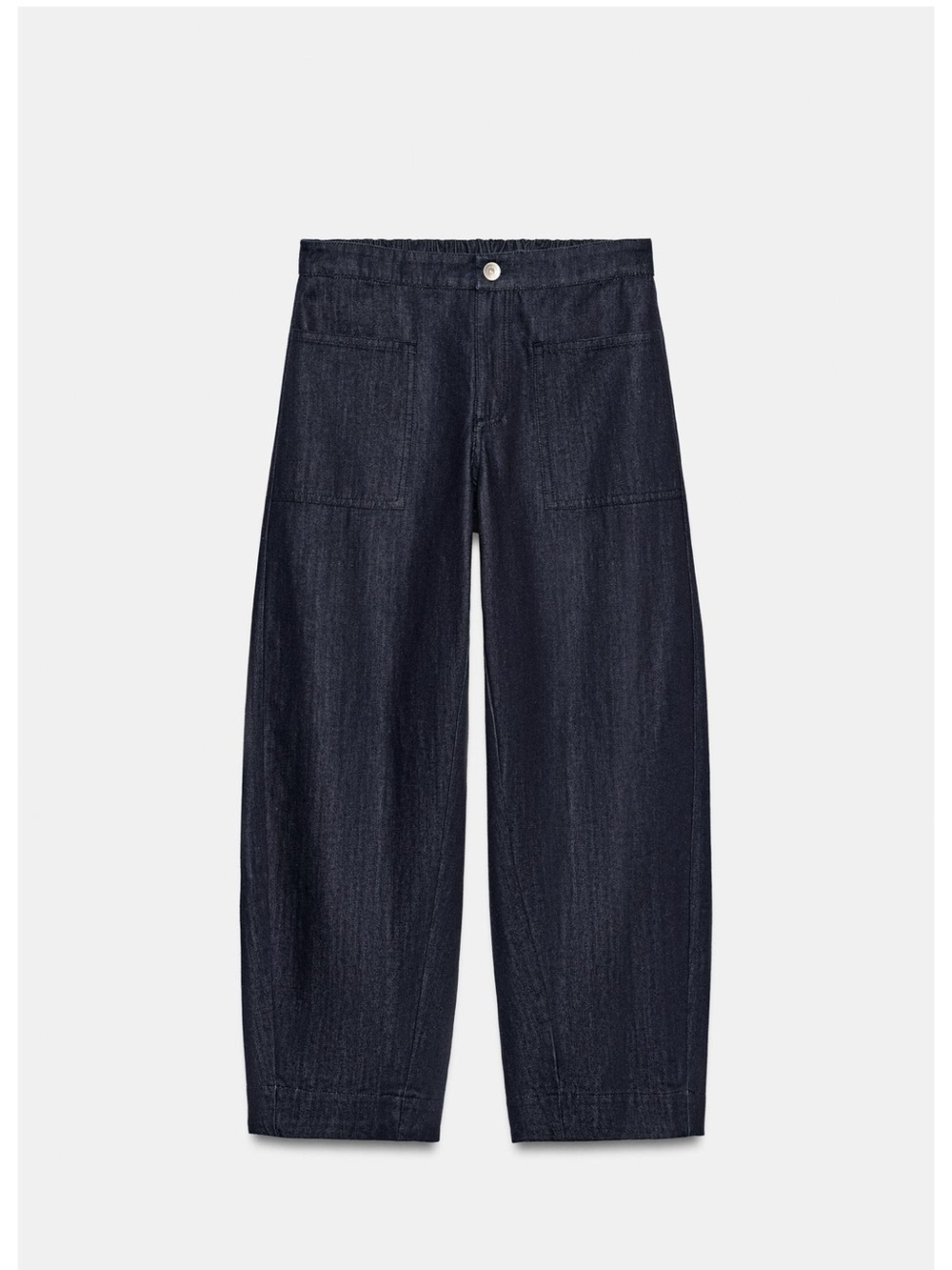 ZARA ZW COLLECTION BARREL POCKET DENIM PANTS